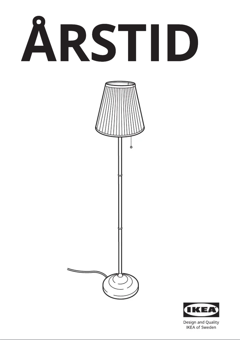 Page 1 de la notice Manuel utilisateur Ikea ÅRSTID 103.138.59
