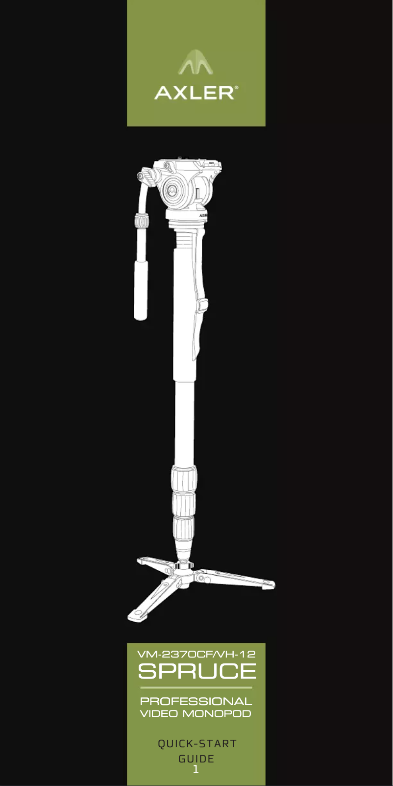 Page 1 de la notice Manuel utilisateur Axler VM-2370CF/VH-12