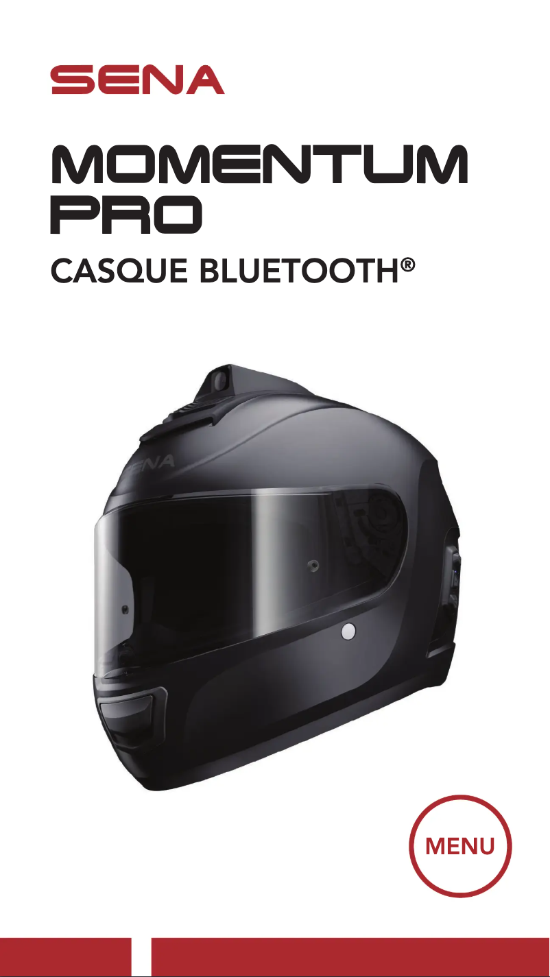 Page 1 de la notice Manuel utilisateur Sena MOMENTUM PRO