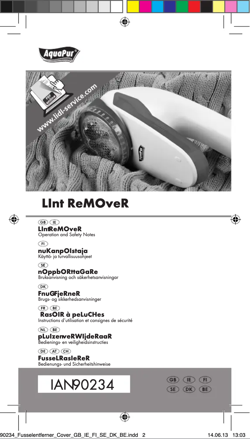 Página 1 del manual Manual de usuario AquaPur IAN 90234