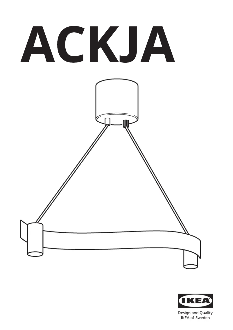 Image de la première page du manuel de l'appareil ACKJA 305.589.16