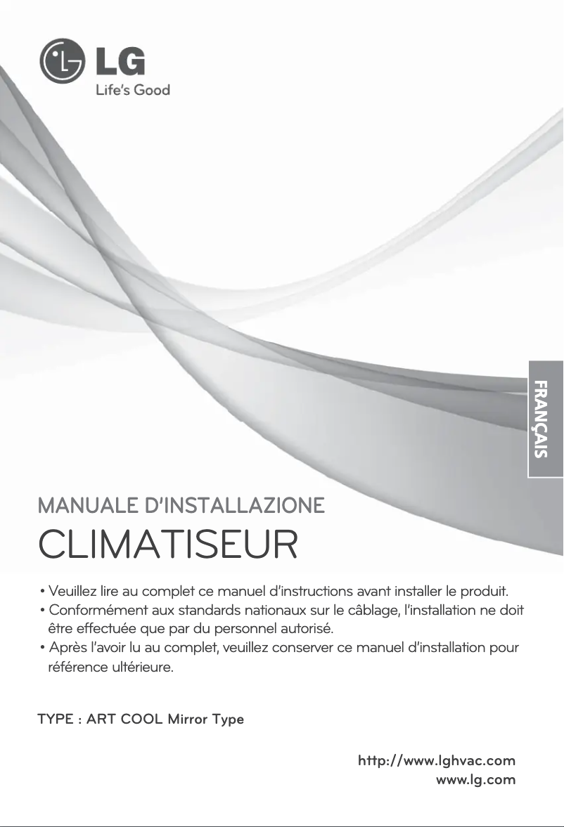 Page 1 of the manual User Manual LG ARNU123SER2