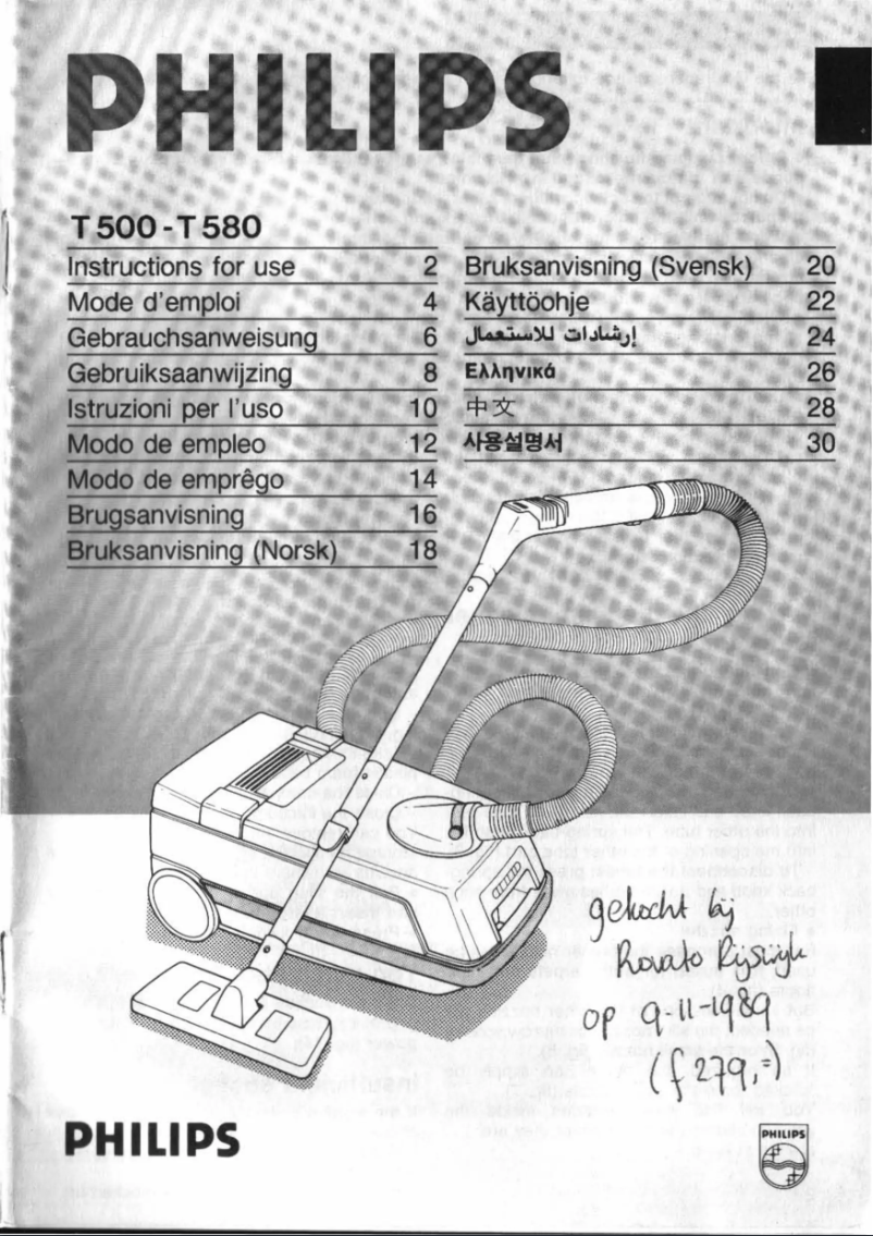 Página 1 del manual Manual de usuario Philips T500