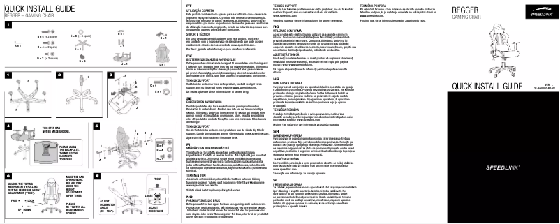 Page 1 de la notice Manuel utilisateur Speed-Link Regger SL-660000-BK-01