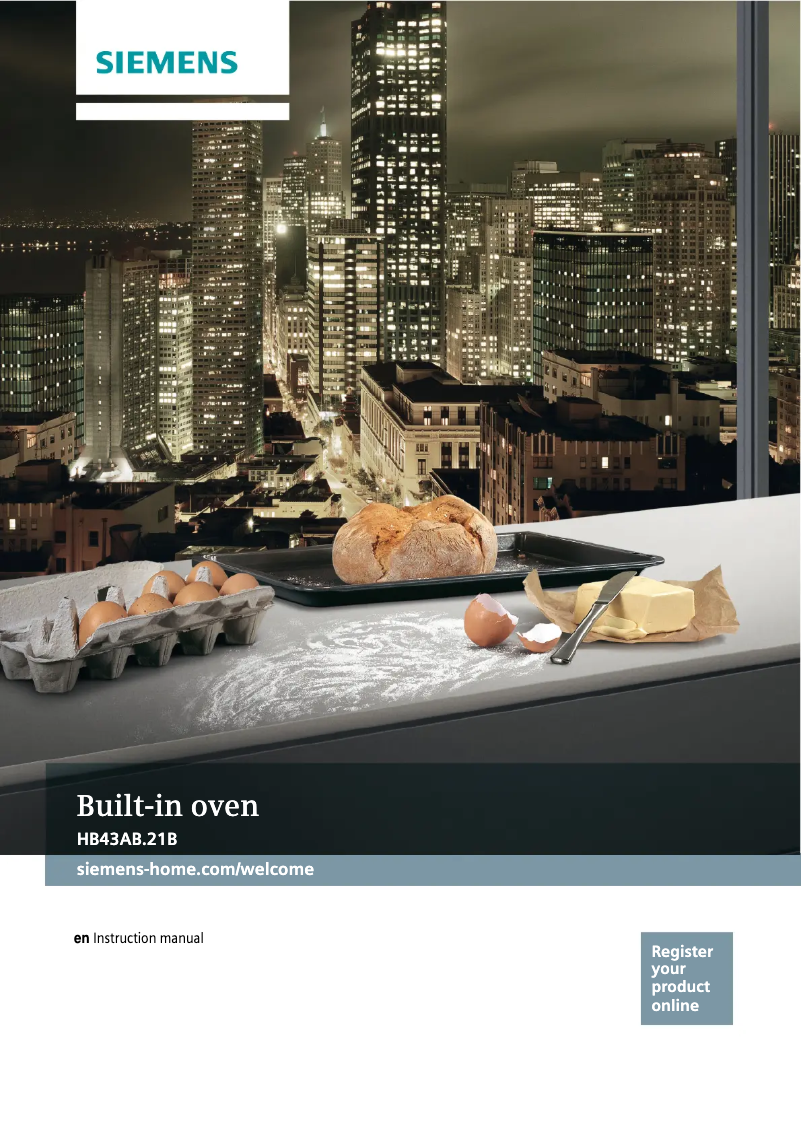 Page 1 de la notice Manuel utilisateur Siemens HB43AB521B