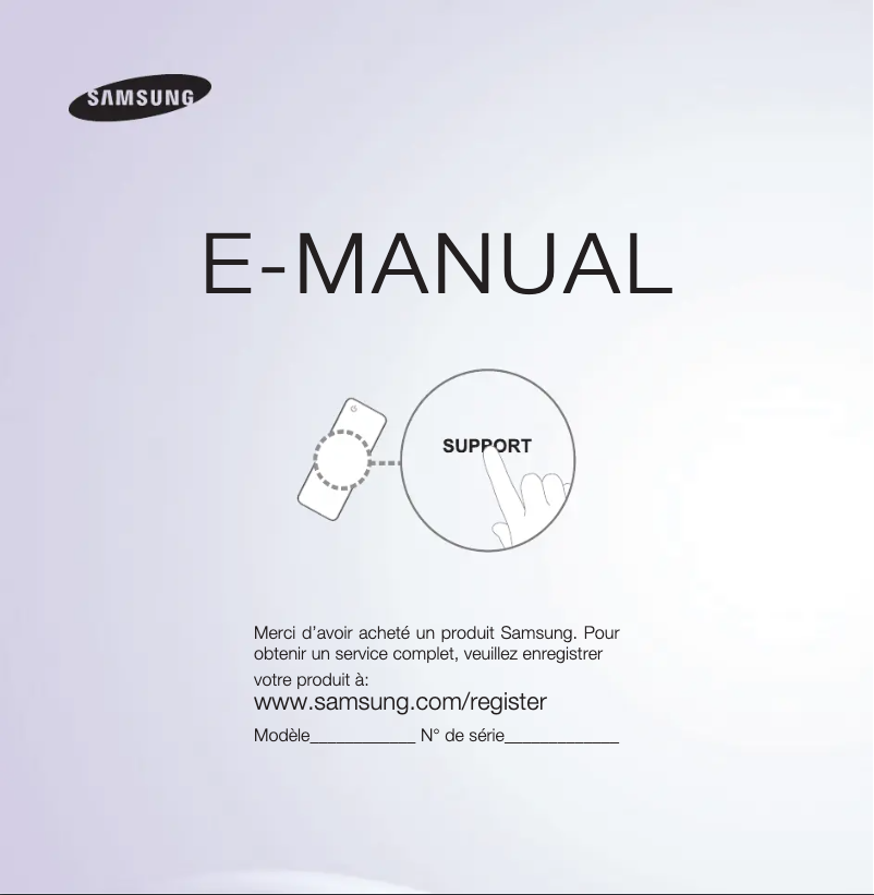 Página 1 del manual Manual de usuario Samsung UN40EH5300F