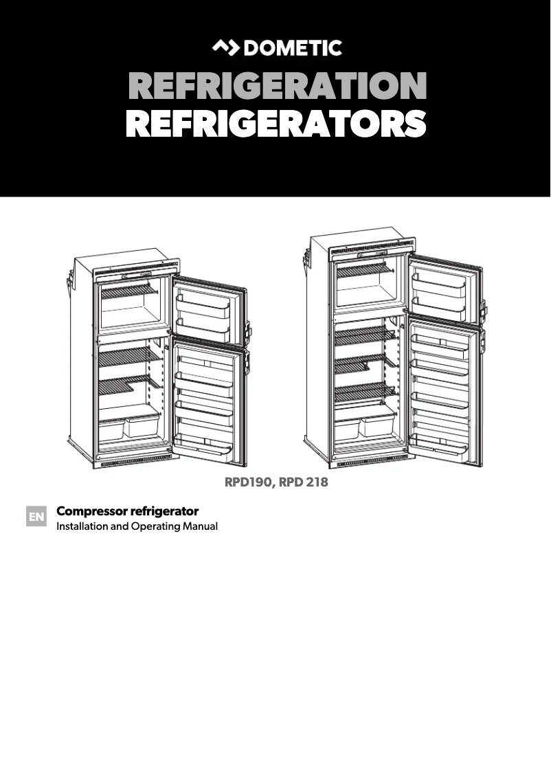 Page 1 de la notice Manuel utilisateur Dometic CoolMatic RPD 190