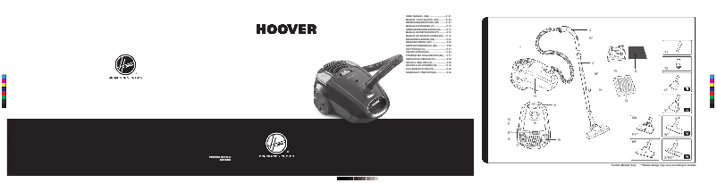 Page 1 de la notice Manuel utilisateur Hoover TS70_TS29084