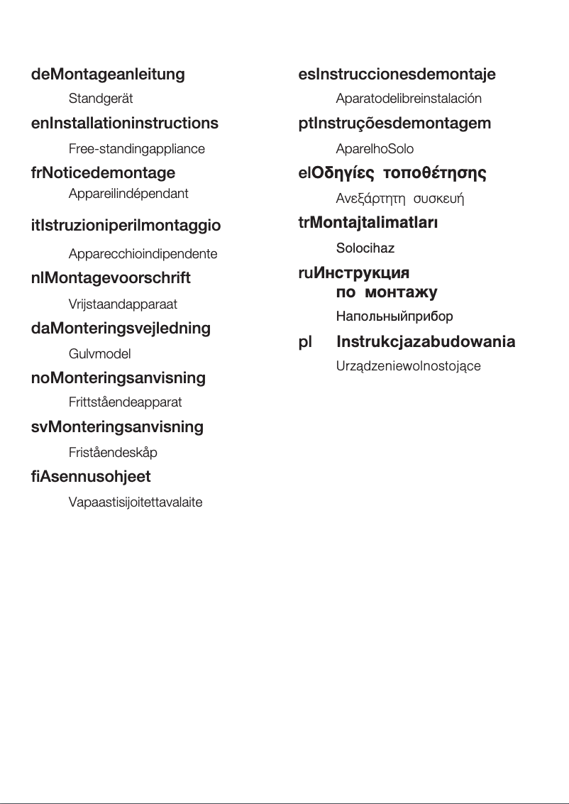 Page 1 de la notice Guide d'installation Siemens KG49NST30