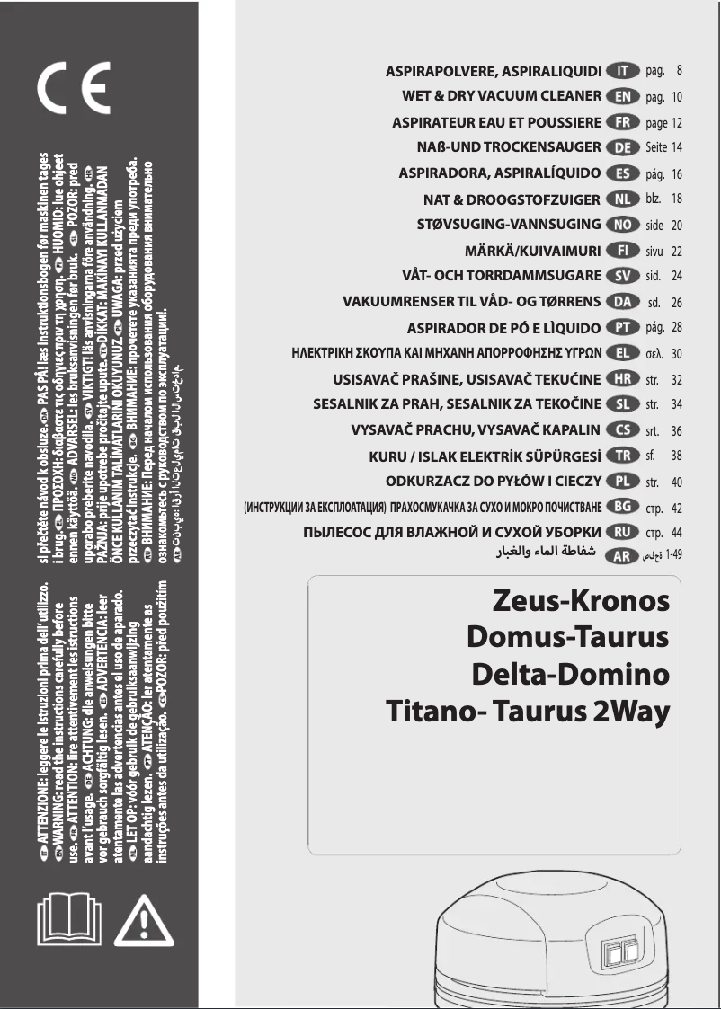 Página 1 del manual Manual de usuario Lavorwash DOMUS-IF PRO