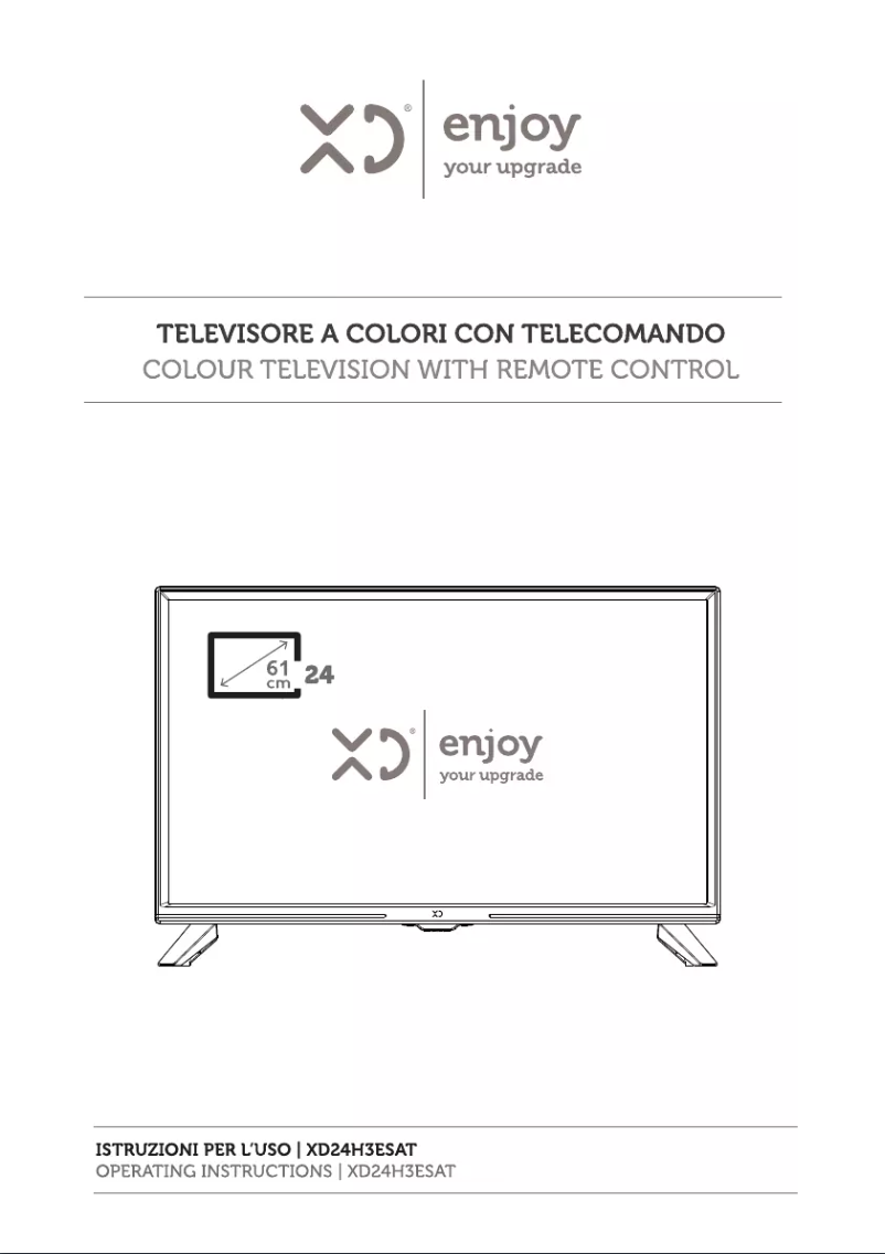 Page 1 de la notice Manuel utilisateur XD 24H3ESAT