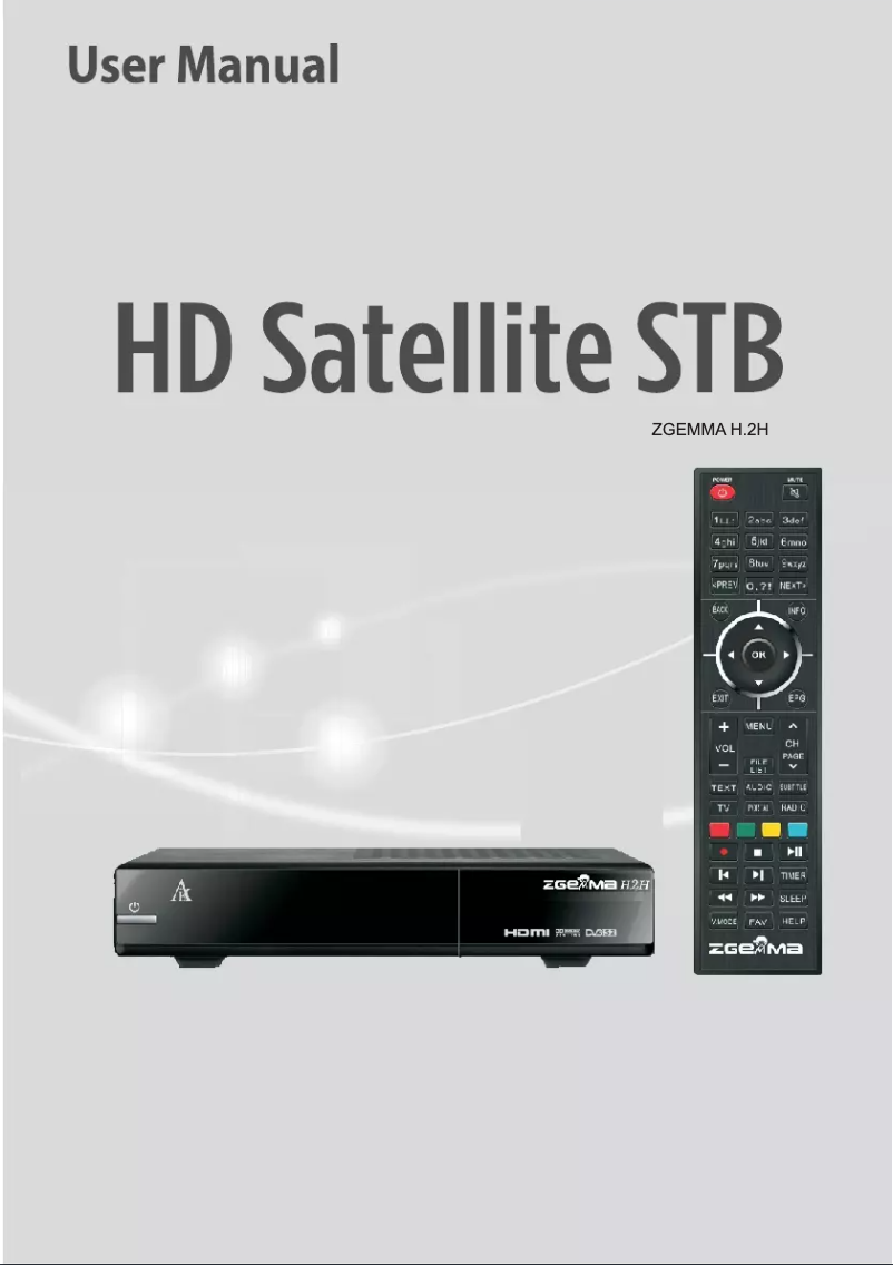 Página 1 del manual Manual de usuario Zgemma H.2H