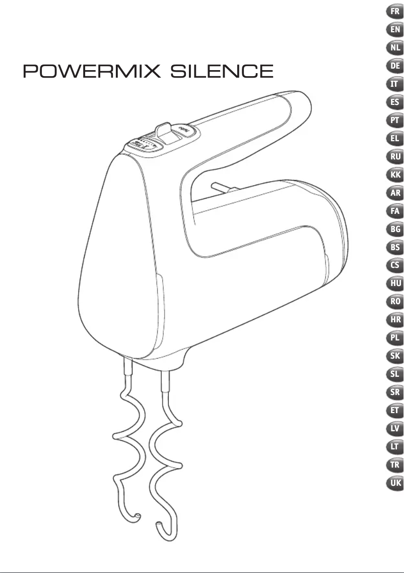 Page 1 of the manual User Manual Moulinex Silence HM650E10