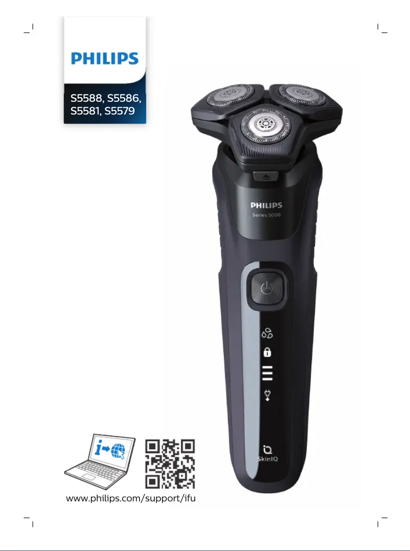 Page 1 of the manual User Manual Philips Series 5000 S5586