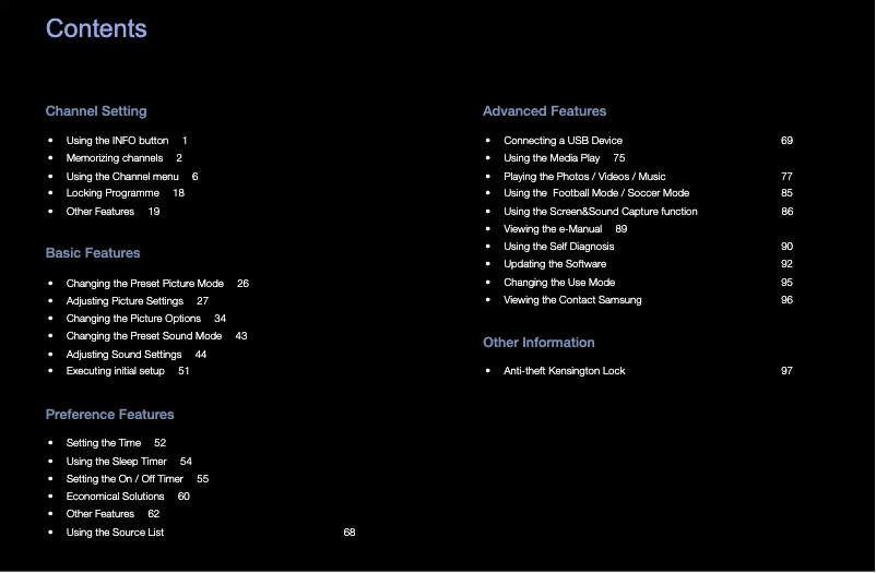 Página 1 del manual Manual de usuario Samsung UA58H5288AJ