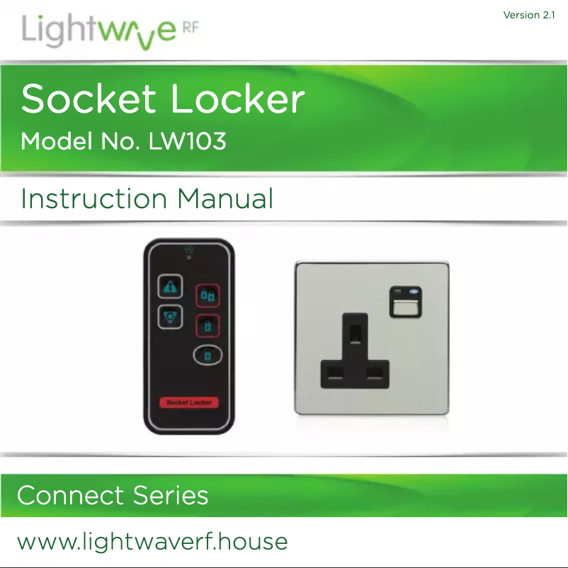 Page 1 de la notice Manuel utilisateur Lightwave LW103