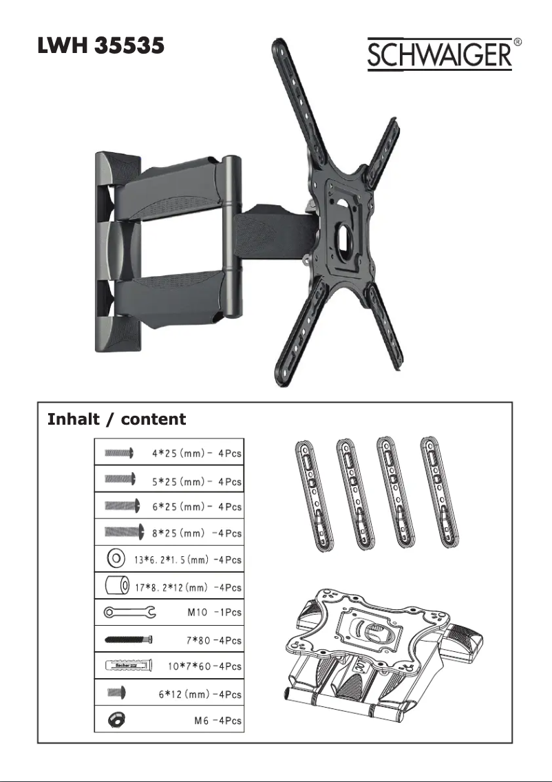 Página 1 del manual Manual de usuario Schwaiger LWH35535 513