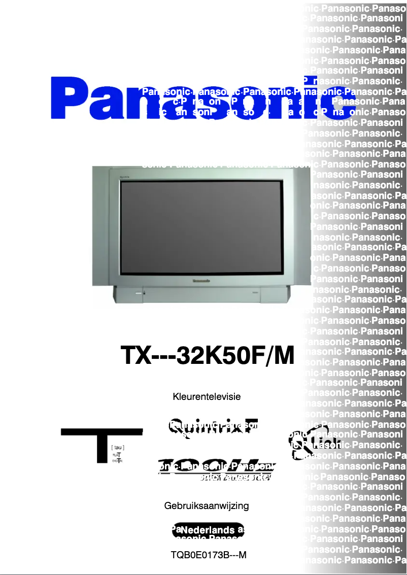 Page 1 de la notice Manuel utilisateur Panasonic TX-32K50FM