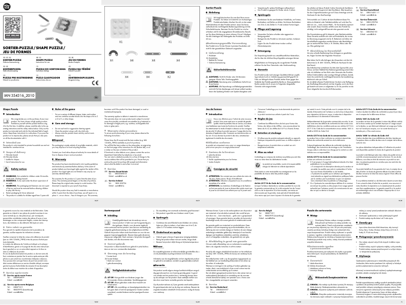 Página 1 del manual Manual de usuario Playtive HG06920