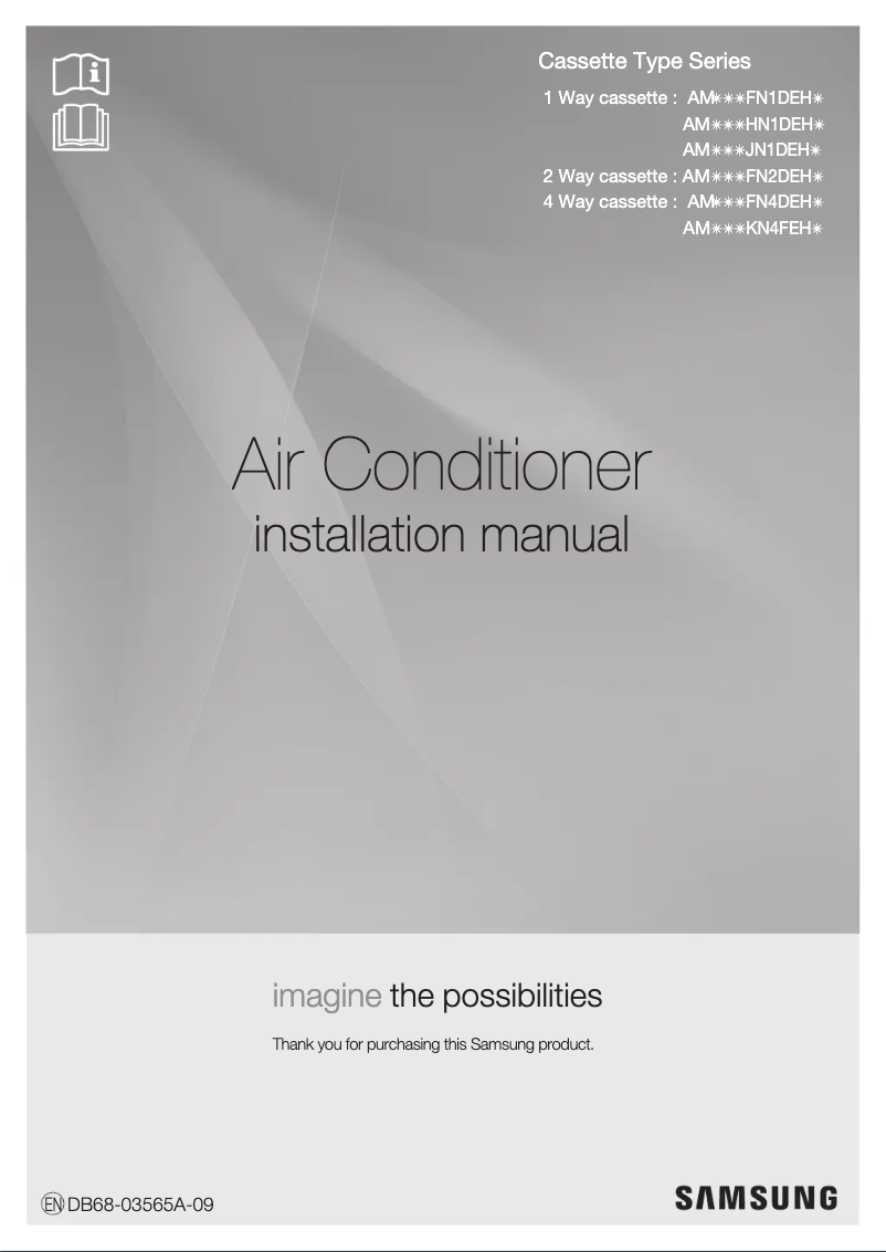 Página 1 del manual Guía de instalación Samsung AM022FN1DEH/EU