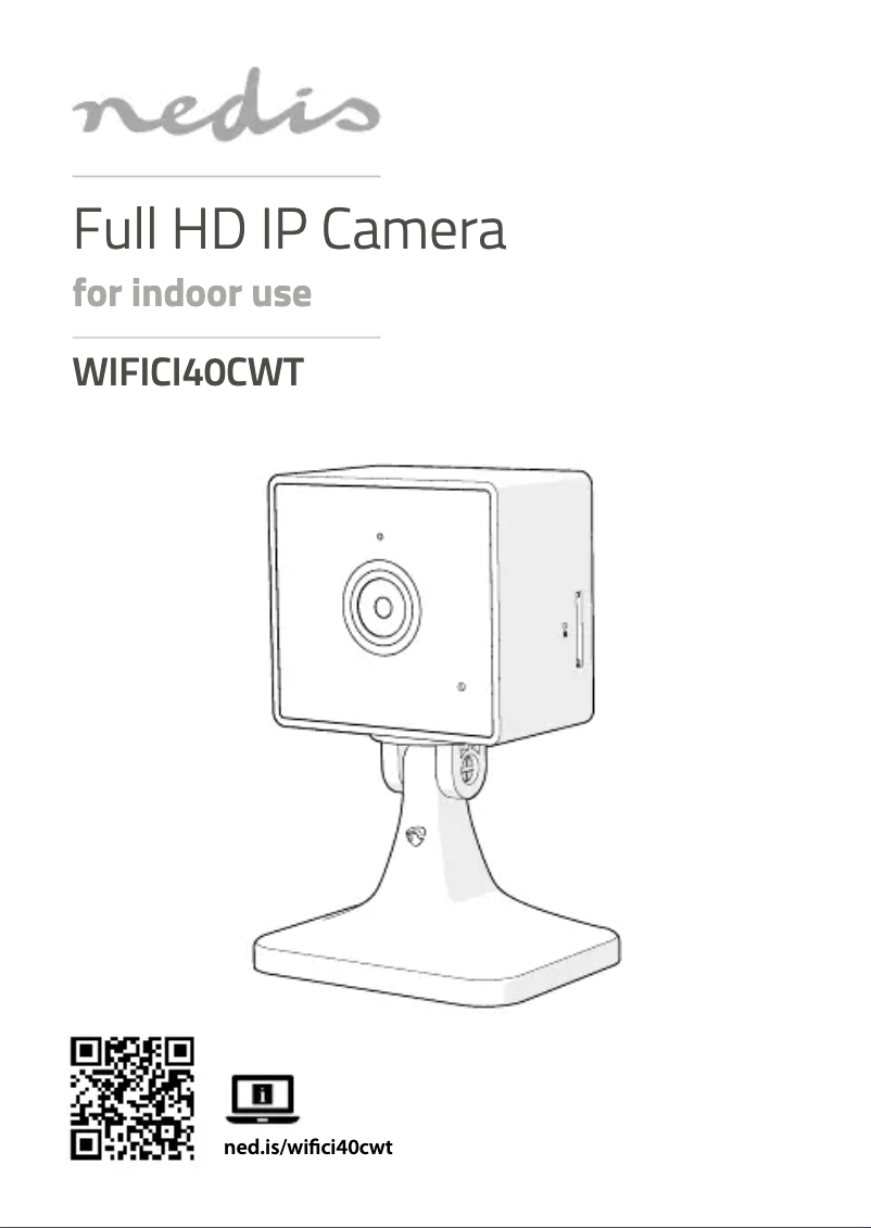 Page 1 de la notice Manuel utilisateur Nedis WIFICI40CWT