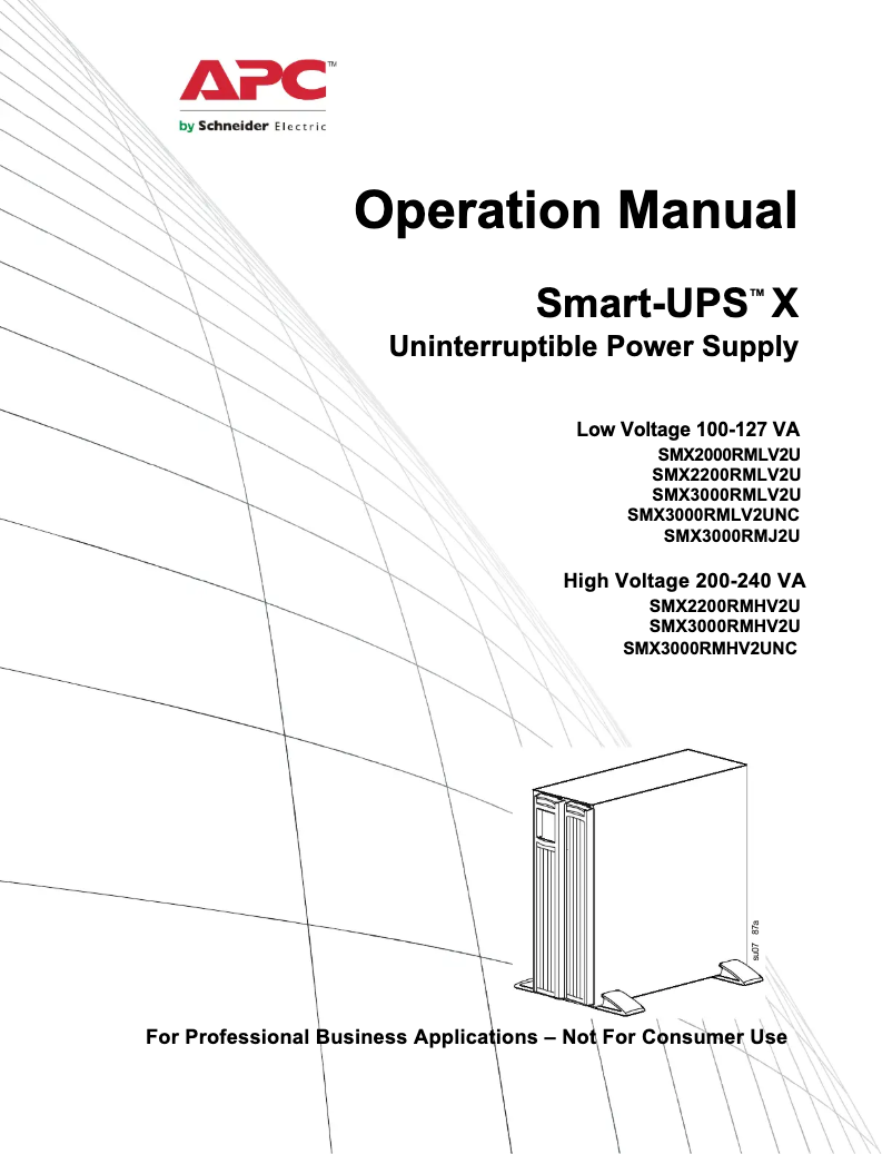 Página 1 del manual Manual de usuario APC Smart-UPS X 2200VA