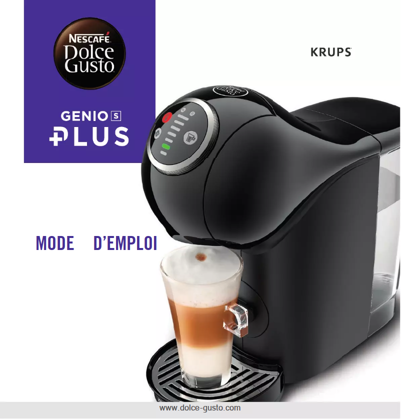 Image de la première page du manuel de l'appareil Nescafé Dolce Gusto Genio S Plus