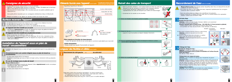 Page 1 de la notice Manuel utilisateur Siemens WM14E363FF