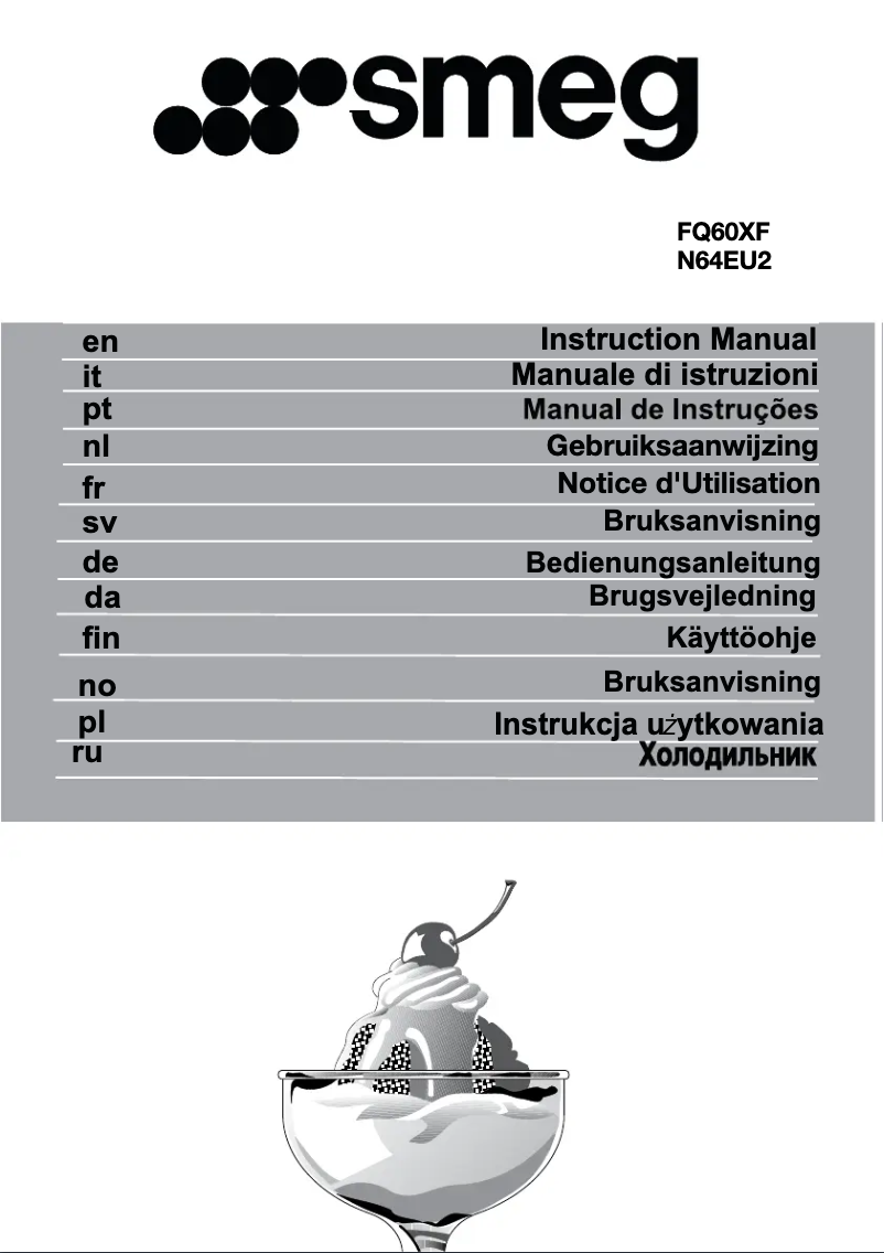 Page 1 de la notice Brochure Smeg FQ60CAO5