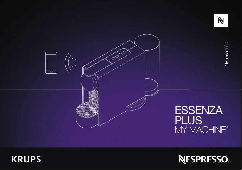 Page 1 de la notice Manuel utilisateur Krups Nespresso Essenza Plus XN5101