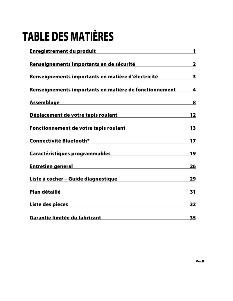 Page 1 of the manual User Manual Sole Fitness S77