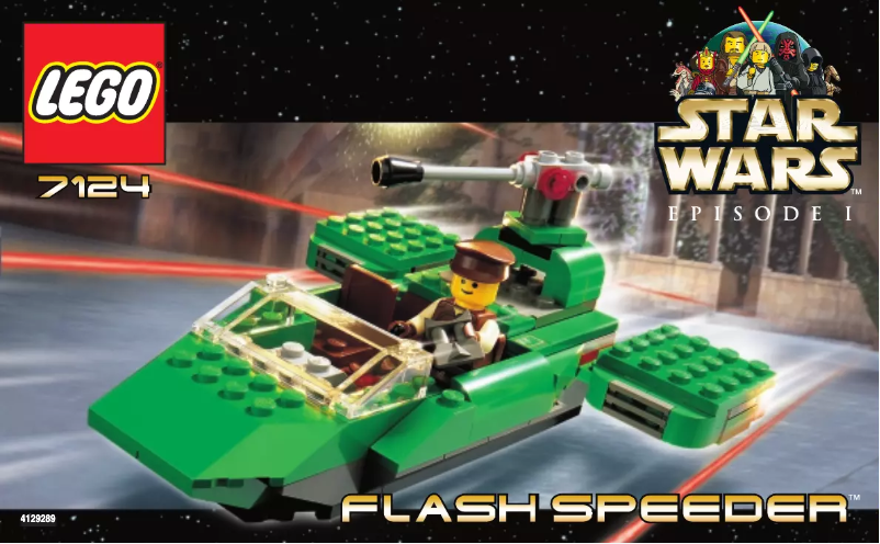 Page 1 de la notice Manuel utilisateur Lego Star Wars 7124
