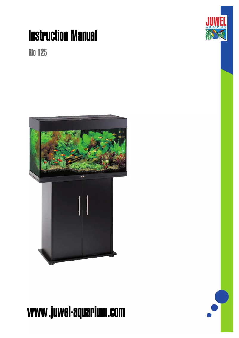 Page 1 de la notice Manuel utilisateur Juwel Rio 125