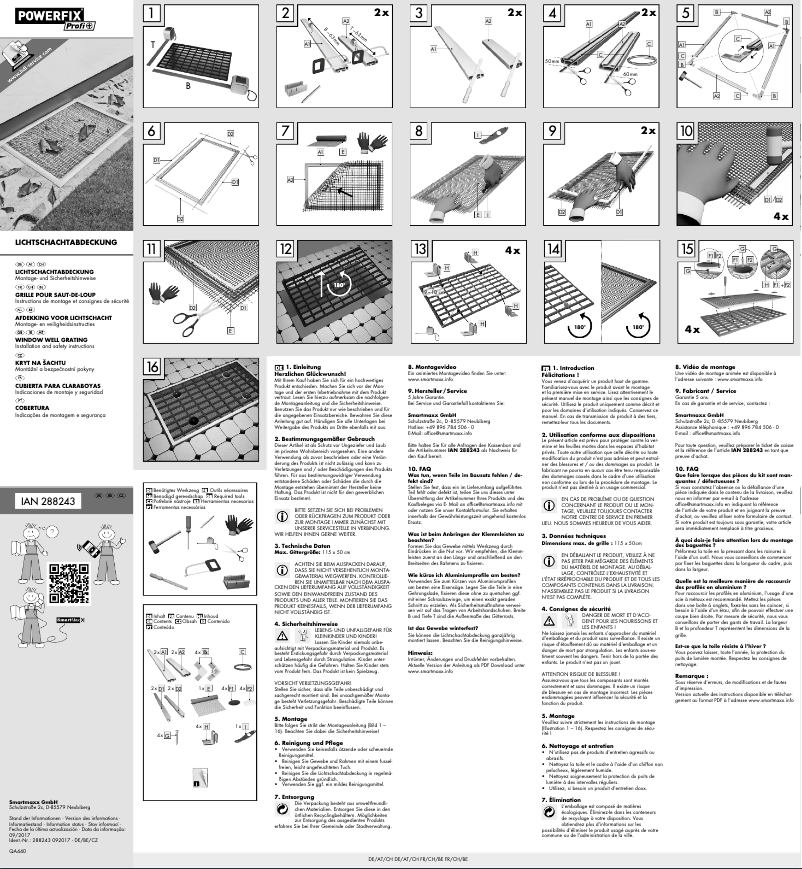 Página 1 del manual Manual de usuario Powerfix IAN 288243