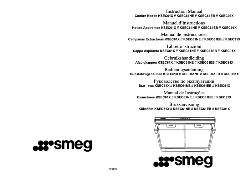 Page 1 de la notice Manuel utilisateur Smeg KSEC61X