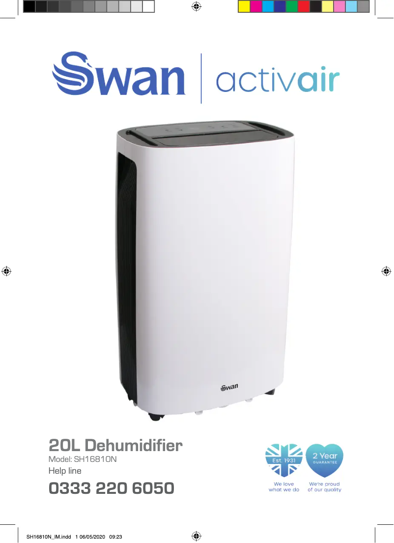 Page 1 de la notice Manuel utilisateur Swan SH16810N