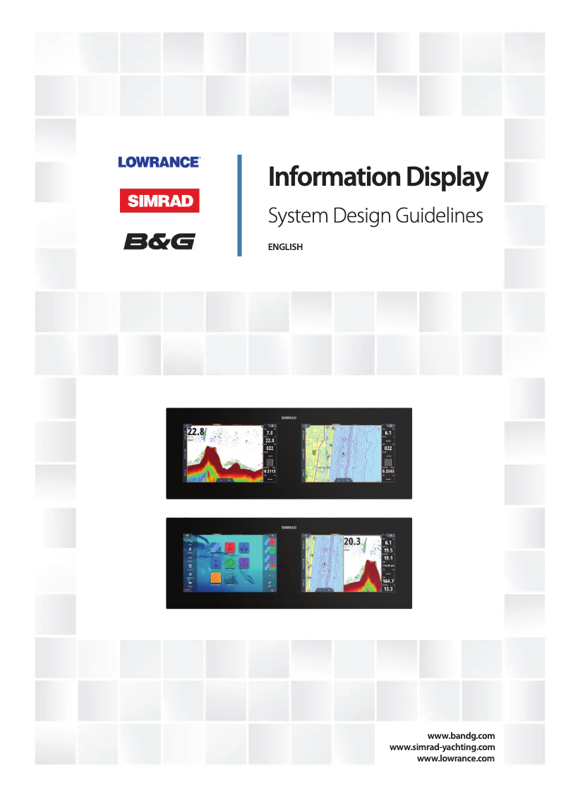 Page 1 de la notice Manuel utilisateur Simrad IDS Display