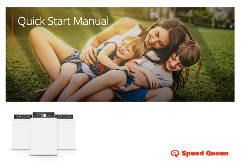 Página 1 del manual Guía de inicio rápido Speed Queen AWN63RSN115TW01