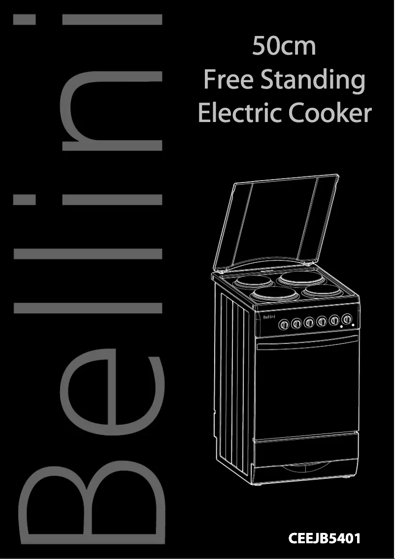 Página 1 del manual Manual de usuario Bellini CEEJB5401-F