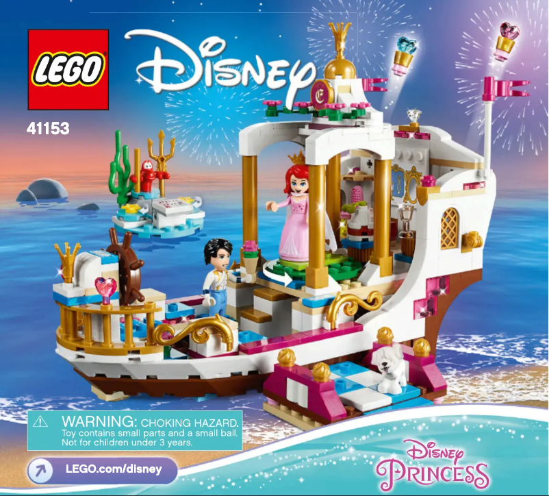 Page 1 de la notice Consignes visuelles Lego Disney 41153