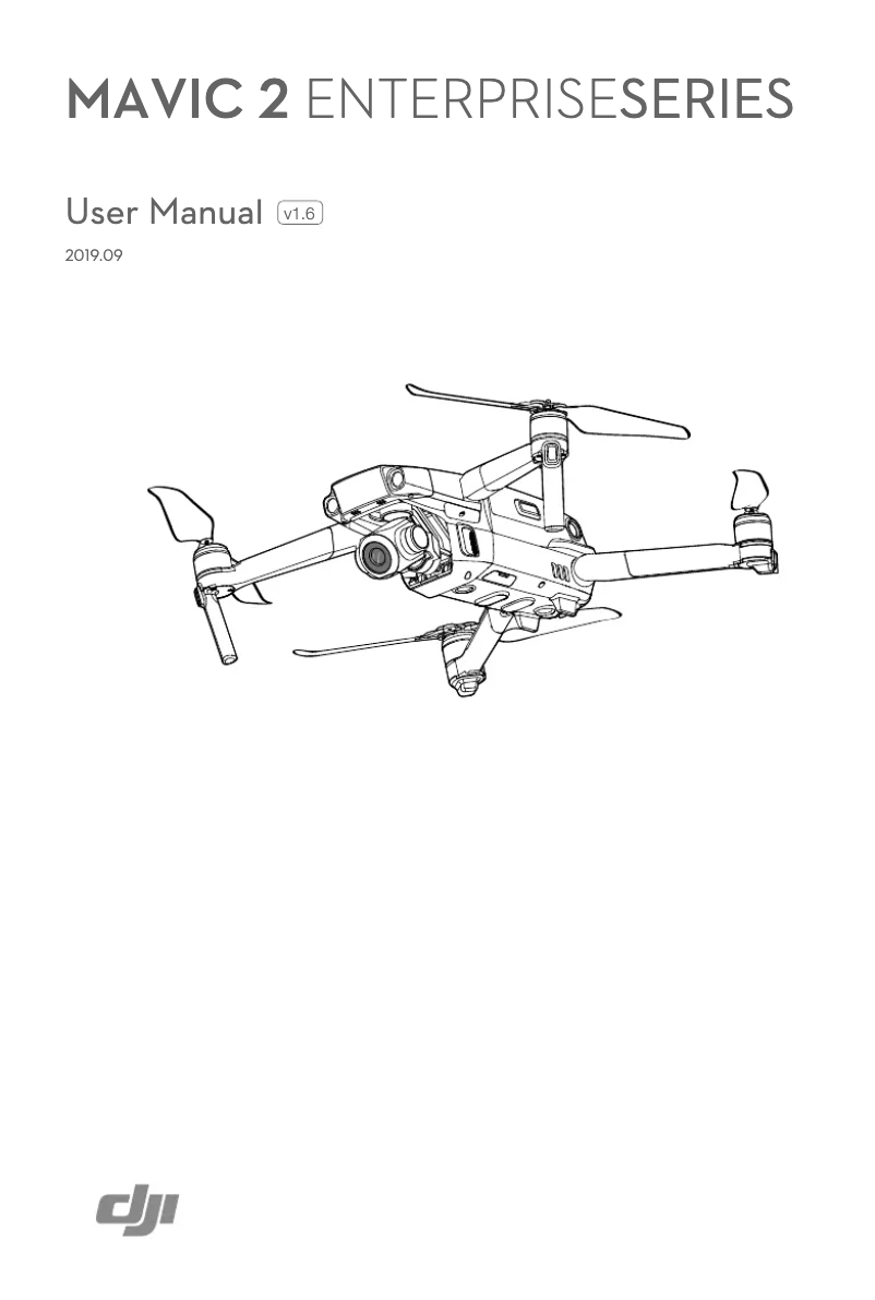 Page 1 de la notice Manuel utilisateur DJI Mavic 2 Enterprise