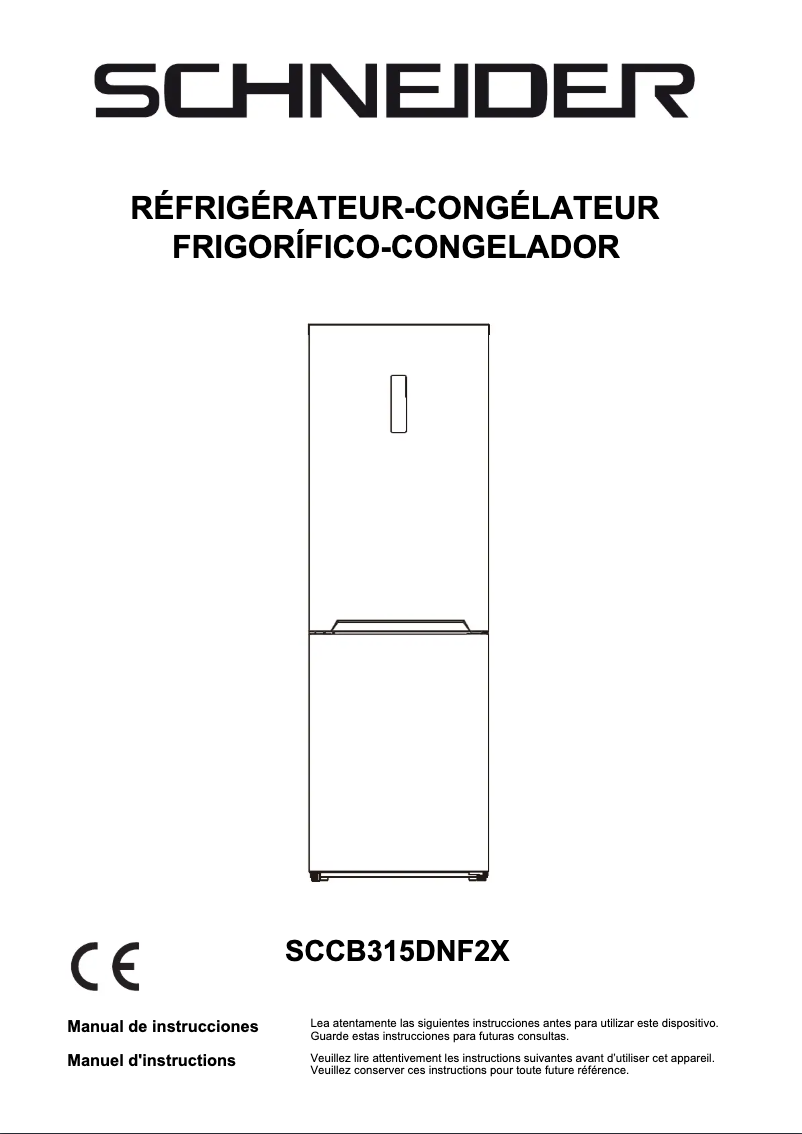 Página 1 del manual Manual de usuario Schneider SCCB315DNF2X