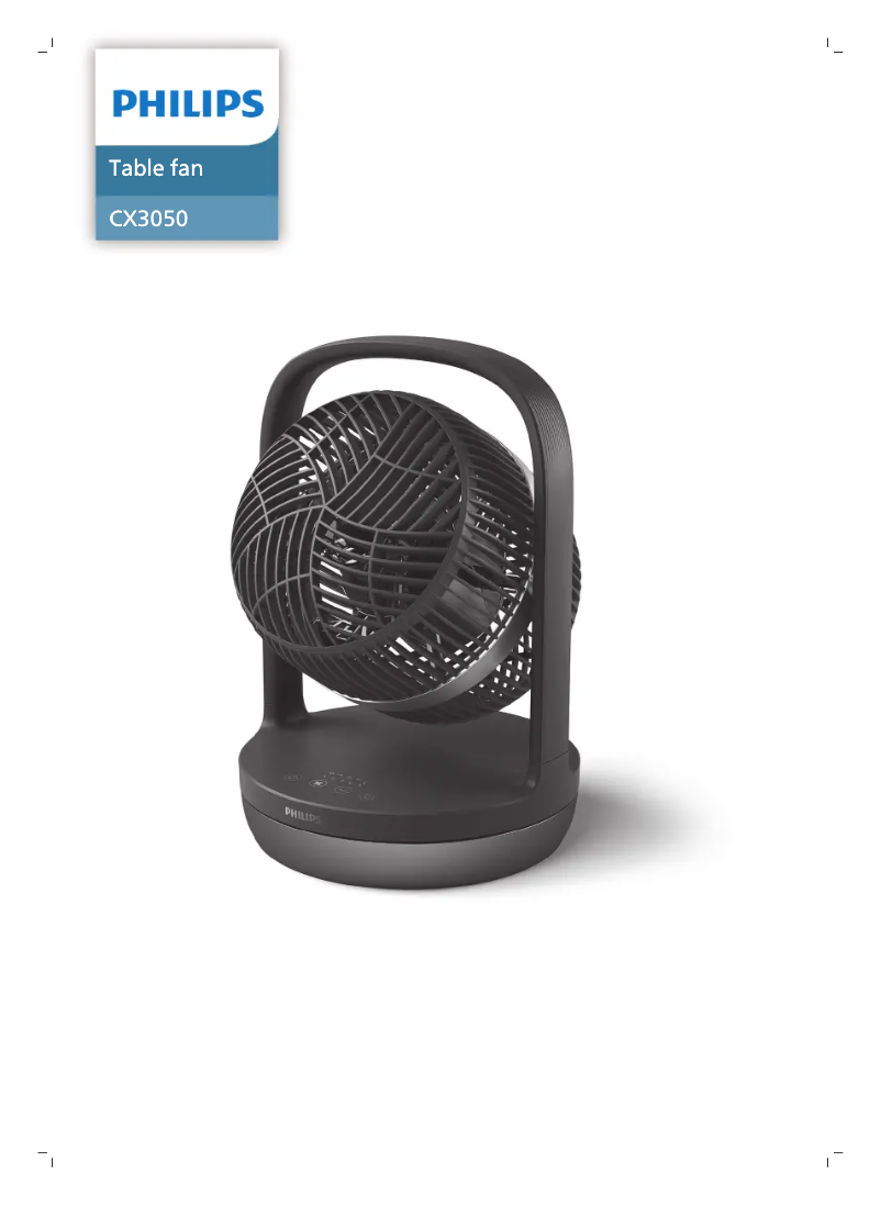 Page 1 de la notice Manuel utilisateur Philips CX3050