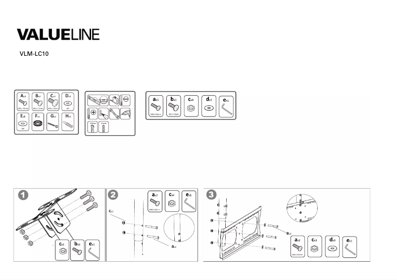 Page 1 de la notice Manuel utilisateur Valueline VLM-LC10