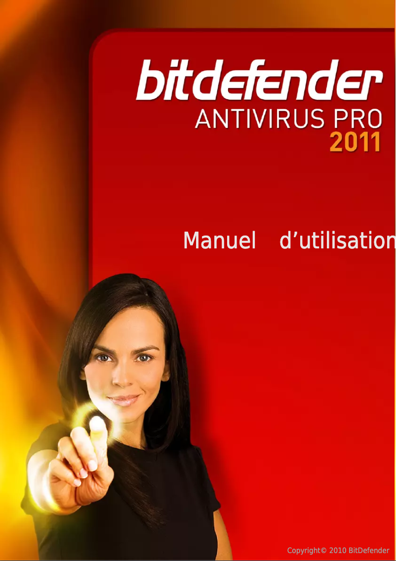 Page 1 de la notice Manuel utilisateur Bitdefender Antivirus Pro 2011