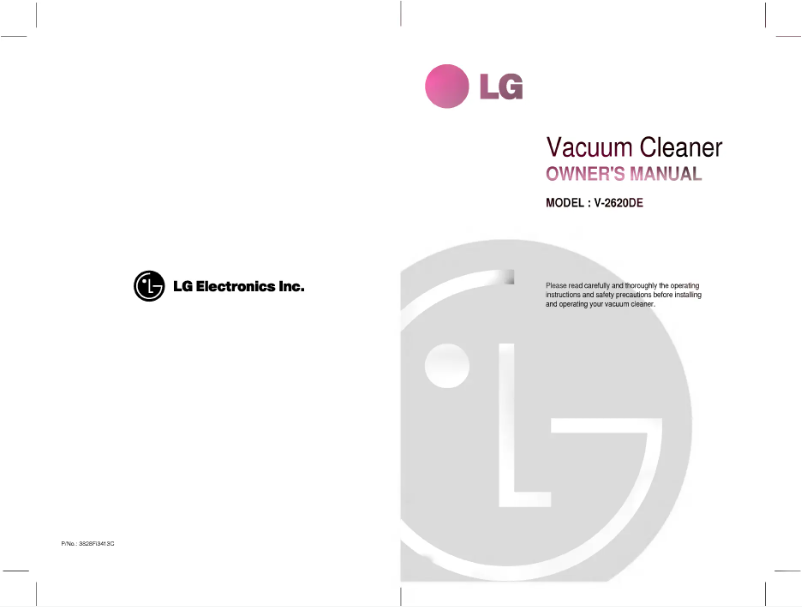 Página 1 del manual Manual de usuario LG V-2620DE