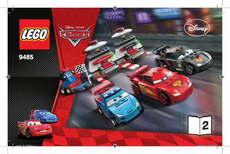 Page 1 de la notice Manuel utilisateur Lego Cars 9485