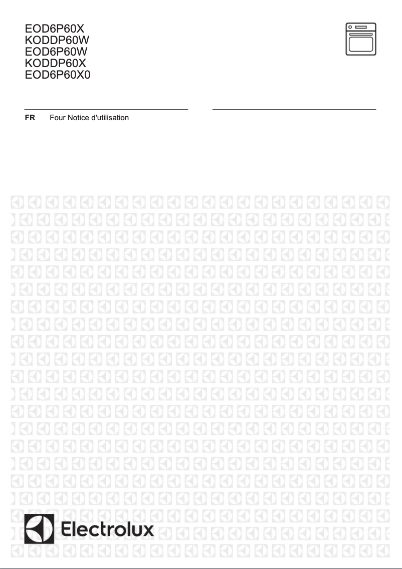 Página 1 del manual Manual de usuario Electrolux EOD6P60W