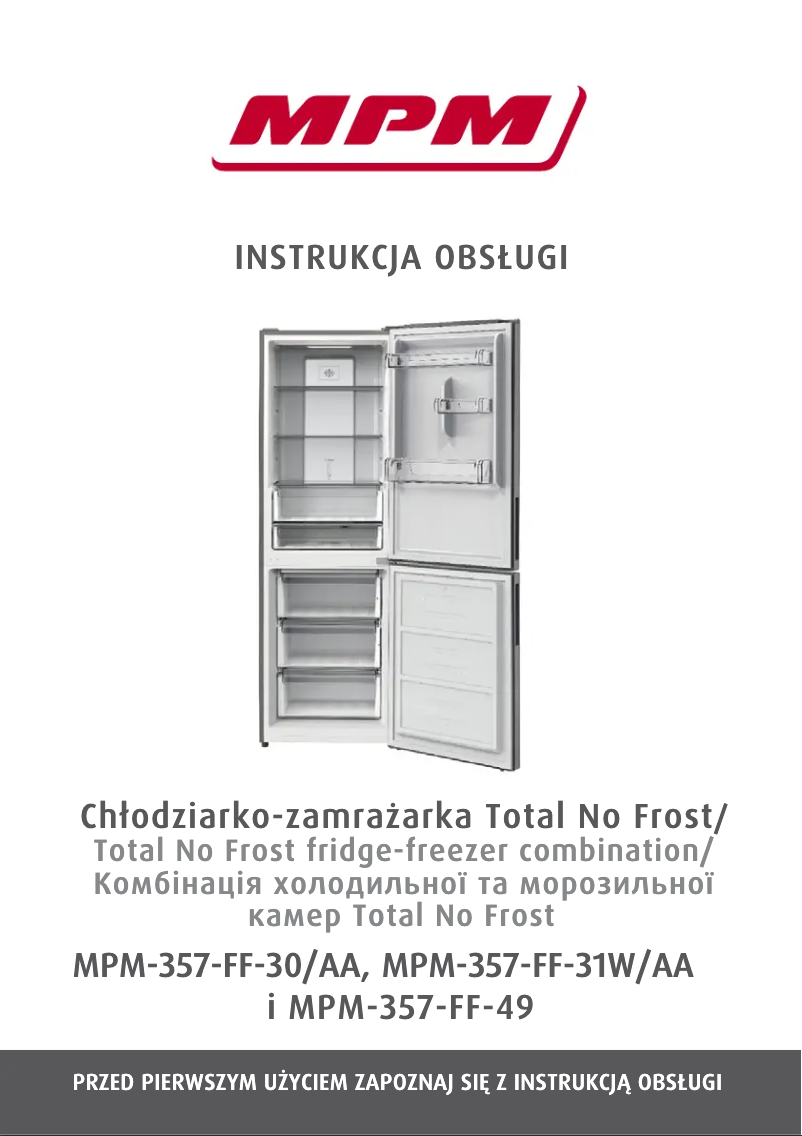 Page 1 de la notice Manuel utilisateur MPM MPM-357-FF-31W/AA