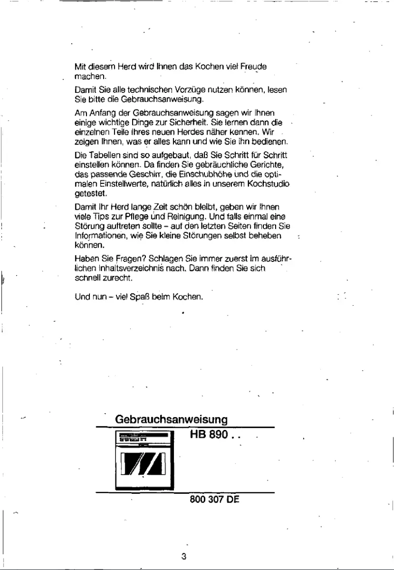 Page 1 de la notice Manuel utilisateur Siemens HB89050